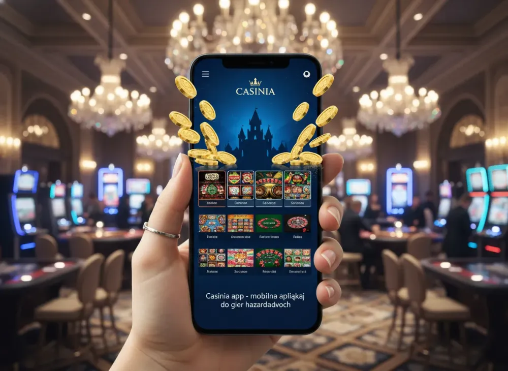 Casinia app - mobilna aplikacja do gier hazardowych